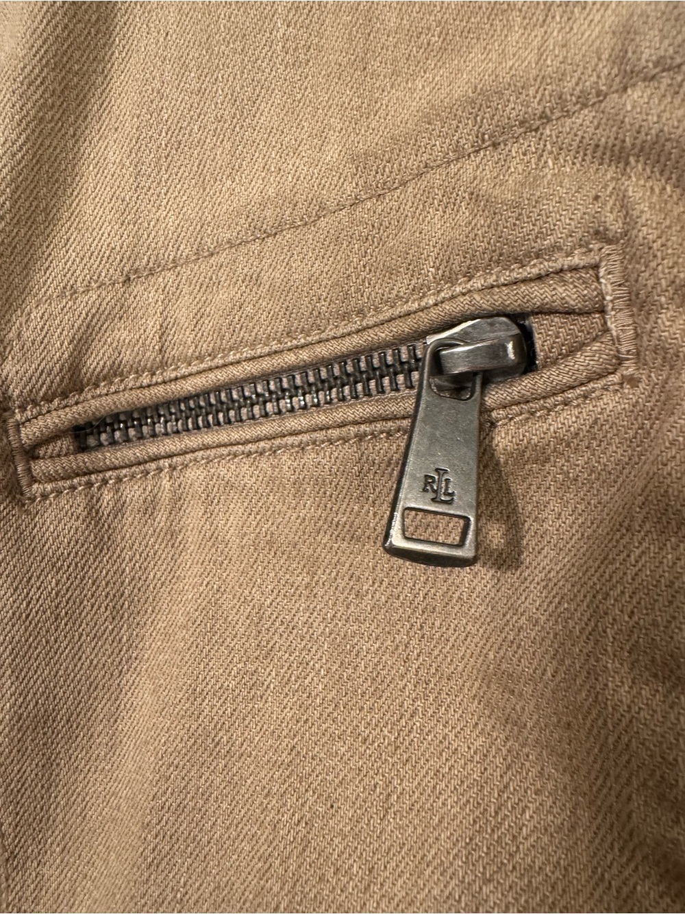 Ralph Lauren Tan Denim Jacket - Picture 3 of 10